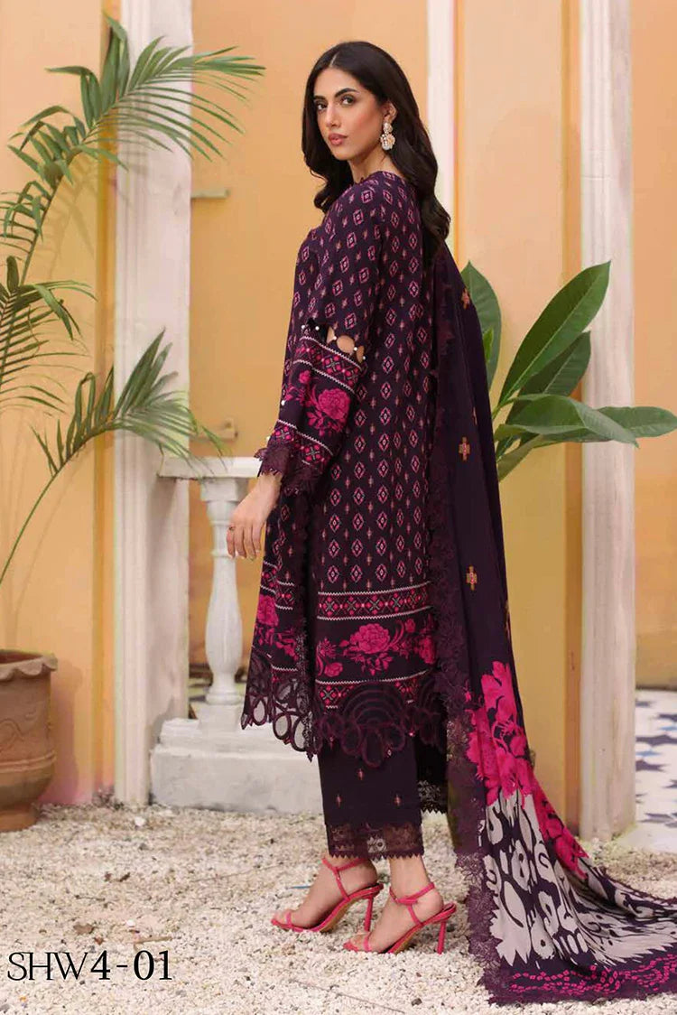 Picture of Charizma - Sheen Embroidered Linen Collection Vol 1 - SHW4-01 - Unstitched - Available at Raja Sahib