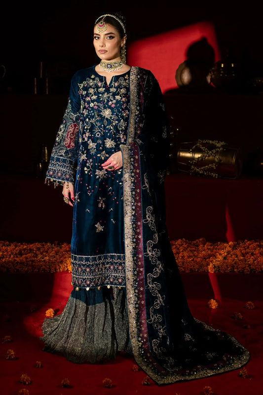 Picture of Nureh - Maya Embroidered Velvet Collection Vol 1 - NW-90 - Unstitched - Available at Raja Sahib