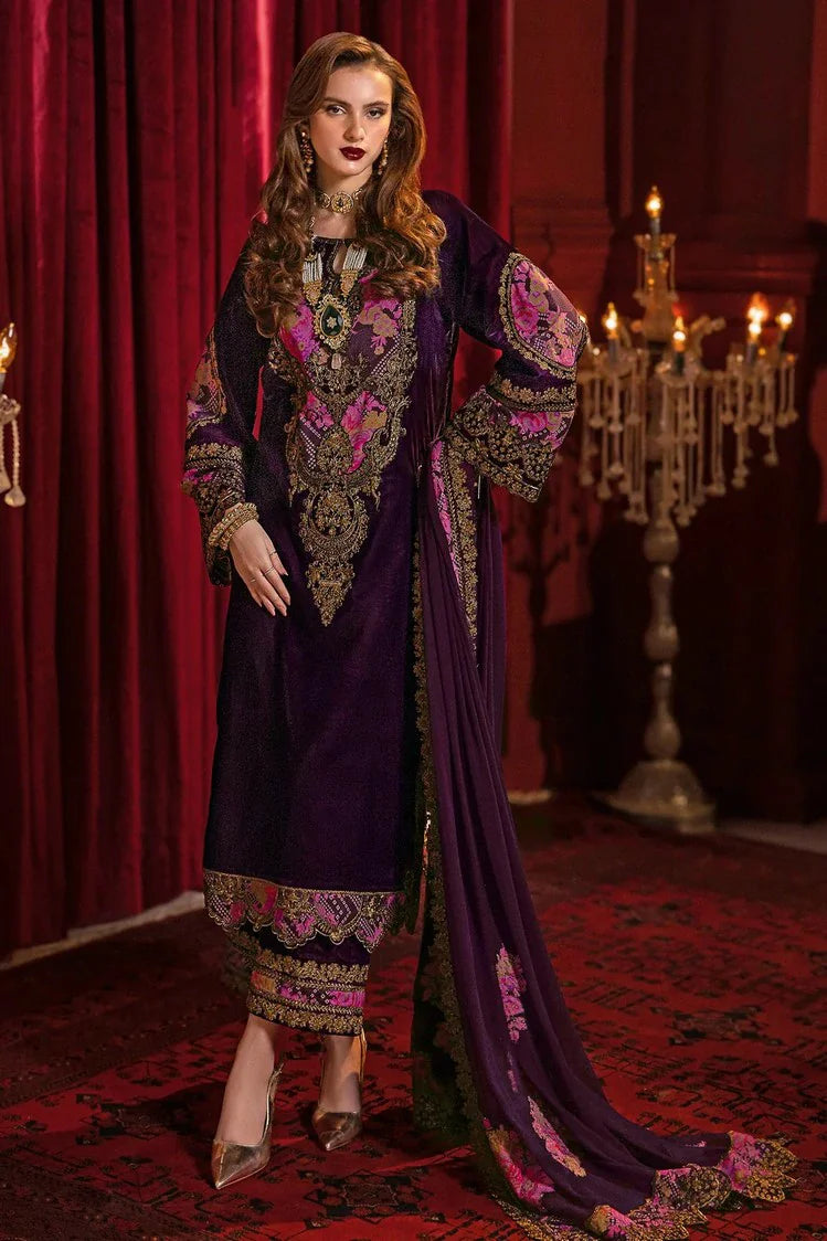 Picture of Charizma - Signora Premium Embroidered Velvet Edit Vol 1 - CVT4-01 - Unstitched - Available at Raja Sahib