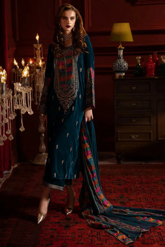 Picture of Charizma - Signora Premium Embroidered Velvet Edit Vol 1 - CVT4-02 - Unstitched - Available at Raja Sahib