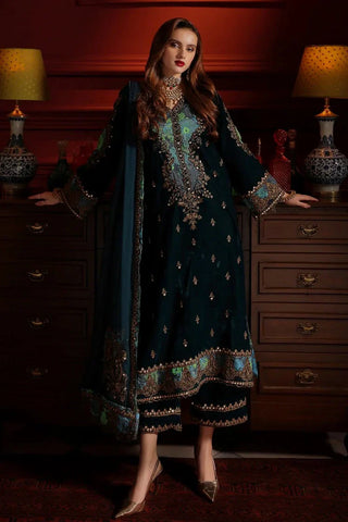 Picture of Charizma - Signora Premium Embroidered Velvet Edit Vol 1 - CVT4-07 - Unstitched - Available at Raja Sahib