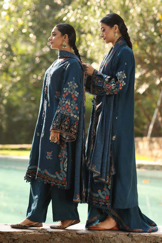 Picture of Noor by Saadia Asad - Noor Suzaanikari Winter Shawl Collection - 08 Nayul - Unstitched - Available at Raja Sahib