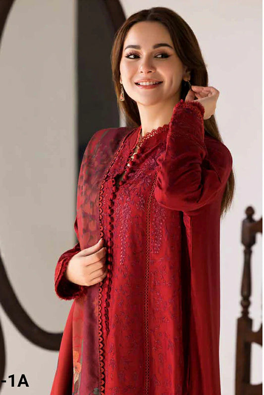 Picture of Sobia Nazir - Winter Shawl Collection - Design 1A - Unstitched - Available at Raja Sahib