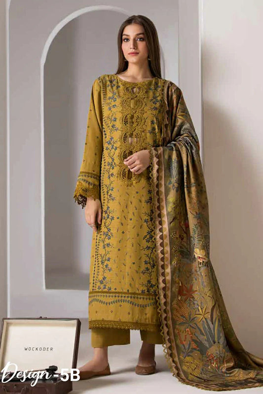 Picture of Sobia Nazir - Winter Shawl Collection - Design 5B - Unstitched - Available at Raja Sahib