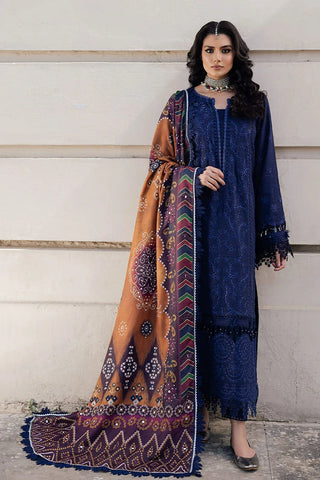 Picture of Nureh - Bazaar Embroidered Chikankari Khaddar Collection Vol 1 - NE-114 - Unstitched - Available at Raja Sahib