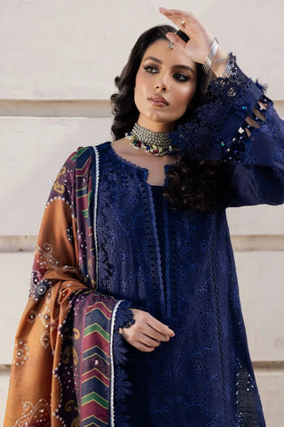 Picture of Nureh - Bazaar Embroidered Chikankari Khaddar Collection Vol 1 - NE-114 - Unstitched - Available at Raja Sahib