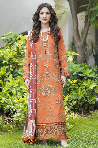 Picture of Asifa & Nabeel - Winter Luxury Collection - CARAMEL WL-01 - Unstitched - Available at Raja Sahib