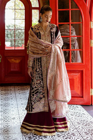 Picture of Mushq - Deja Vu Velvet Collection - 08 Sentimental Journey - Unstitched - Available at Raja Sahib