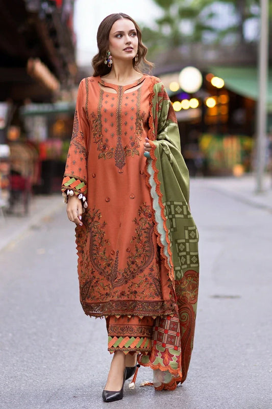 Picture of Charizma - Poshima Embroidered Leather Fall Winter Collection Vol 1 - PS4-01 - Unstitched - Available at Raja Sahib