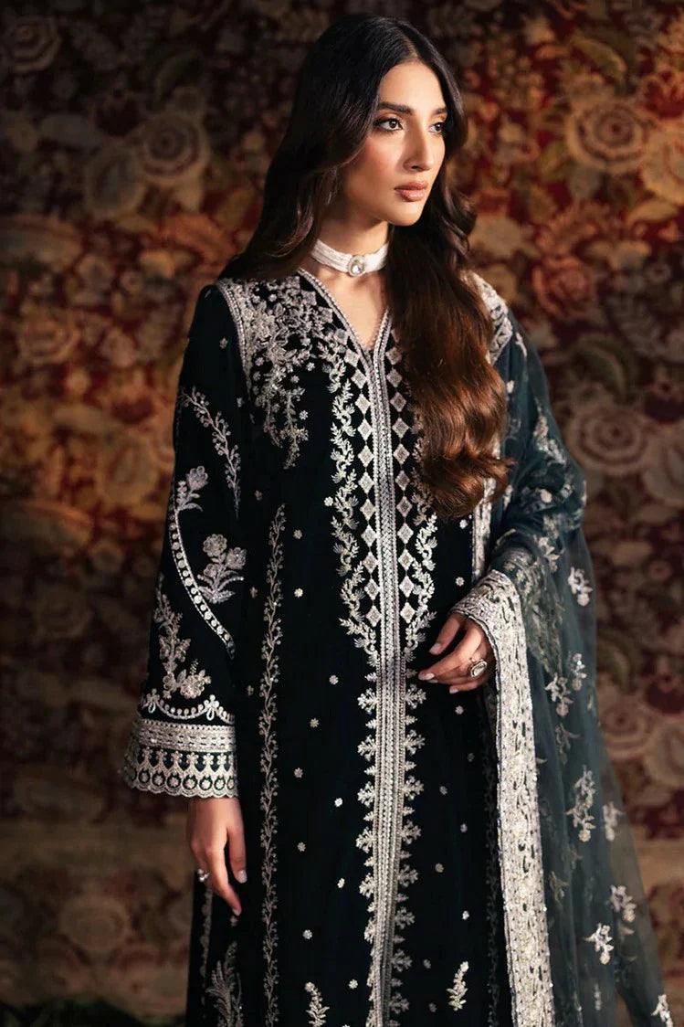 Picture of Qalamkar - Velvet Edit - BK-03 SAMIRA - Unstitched - Available at Raja Sahib