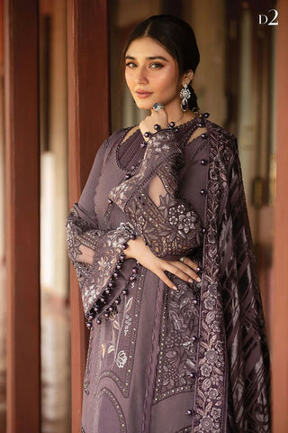 Picture of Maria B - Winter Luxe Collection - LN-1202 - Unstitched - Available at Raja Sahib