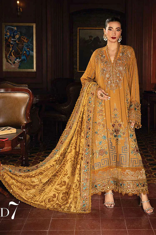 Picture of Maria B - Winter Luxe Collection - LN-1207 - Unstitched - Available at Raja Sahib