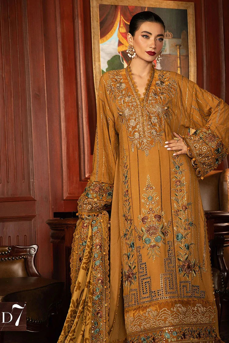 Picture of Maria B - Winter Luxe Collection - LN-1207 - Unstitched - Available at Raja Sahib