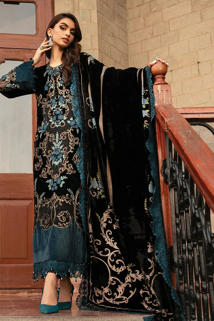 Picture of Maria B - Winter Luxe Collection - LN-1208 - Unstitched - Available at Raja Sahib