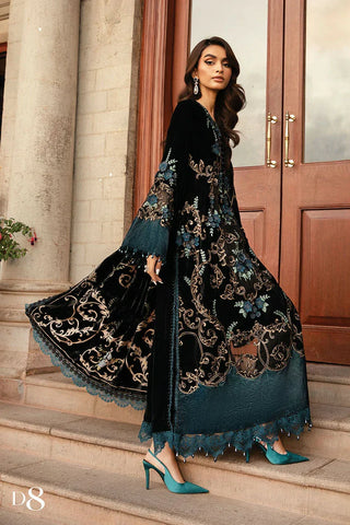 Picture of Maria B - Winter Luxe Collection - LN-1208 - Unstitched - Available at Raja Sahib