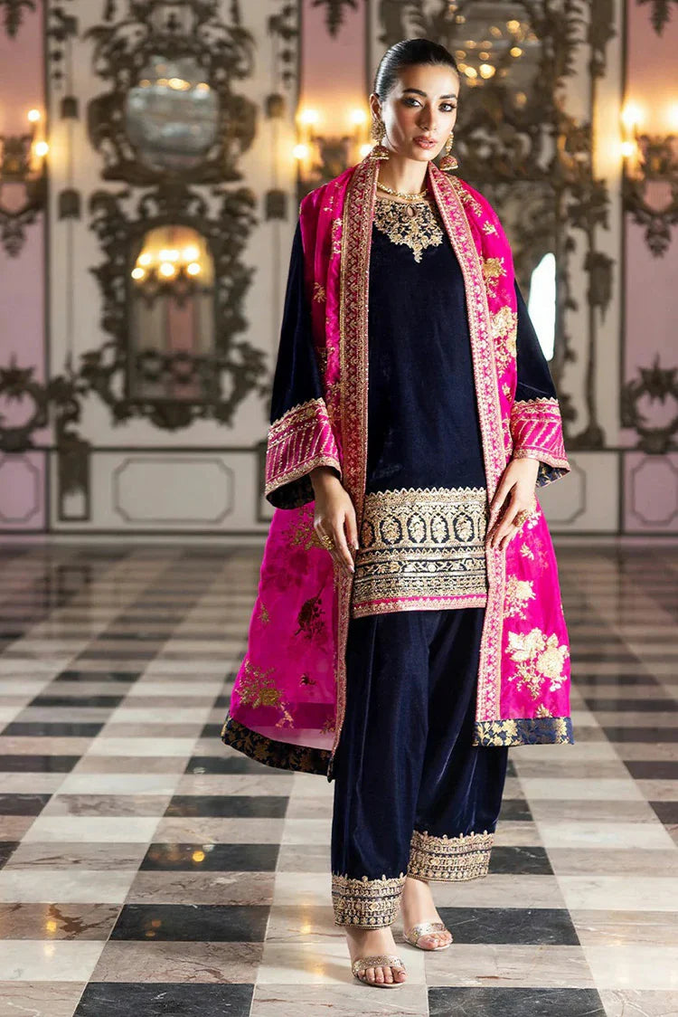 Picture of Zainab Chottani - Velvet Collection - TARA-D6 - Unstitched - Available at Raja Sahib