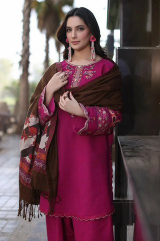 Charizma - Naranji Embroidered Khaddar Fall Winter Collection Vol 1 - CNW4-01 - Unstitched