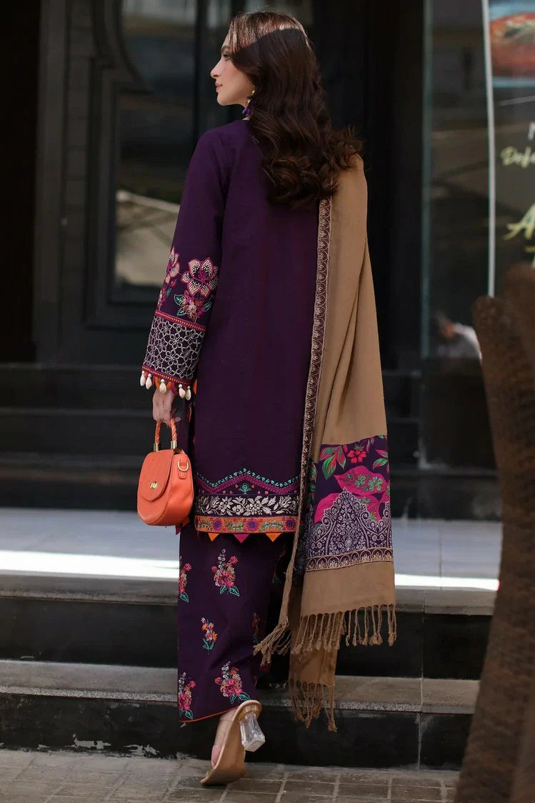 Picture of Charizma - Naranji Embroidered Khaddar Fall Winter Collection Vol 1 - CNW4-02 - Unstitched - Available at Raja Sahib