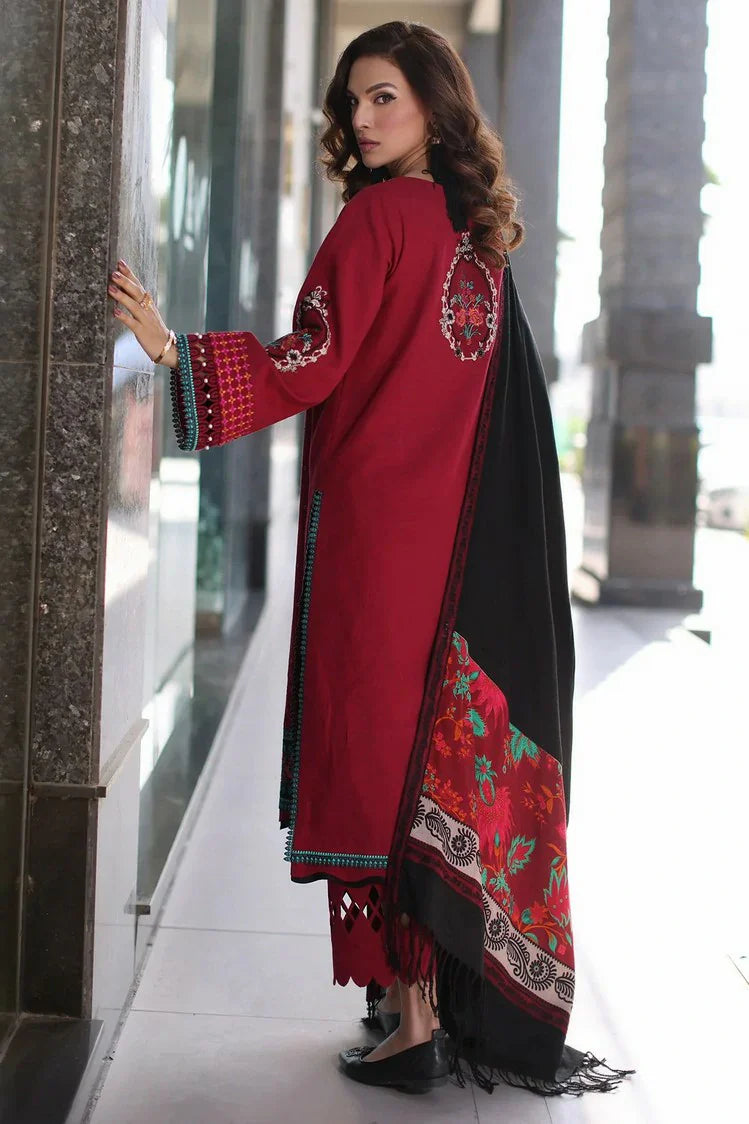 Picture of Charizma - Naranji Embroidered Khaddar Fall Winter Collection Vol 1 - CNW4-03 - Unstitched - Available at Raja Sahib