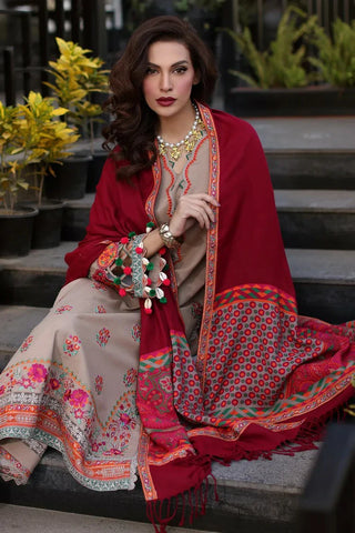 Charizma - Naranji Embroidered Khaddar Fall Winter Collection Vol 1 - CNW4-07 - Unstitched