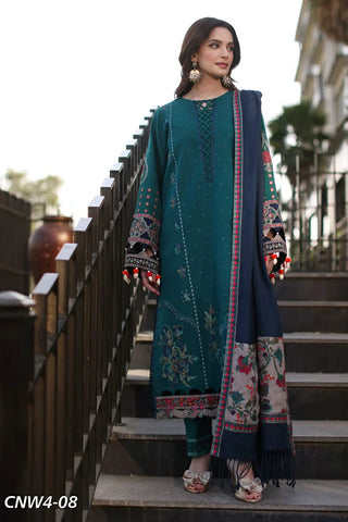 Picture of Charizma - Naranji Embroidered Khaddar Fall Winter Collection Vol 1 - CNW4-08 - Unstitched - Available at Raja Sahib