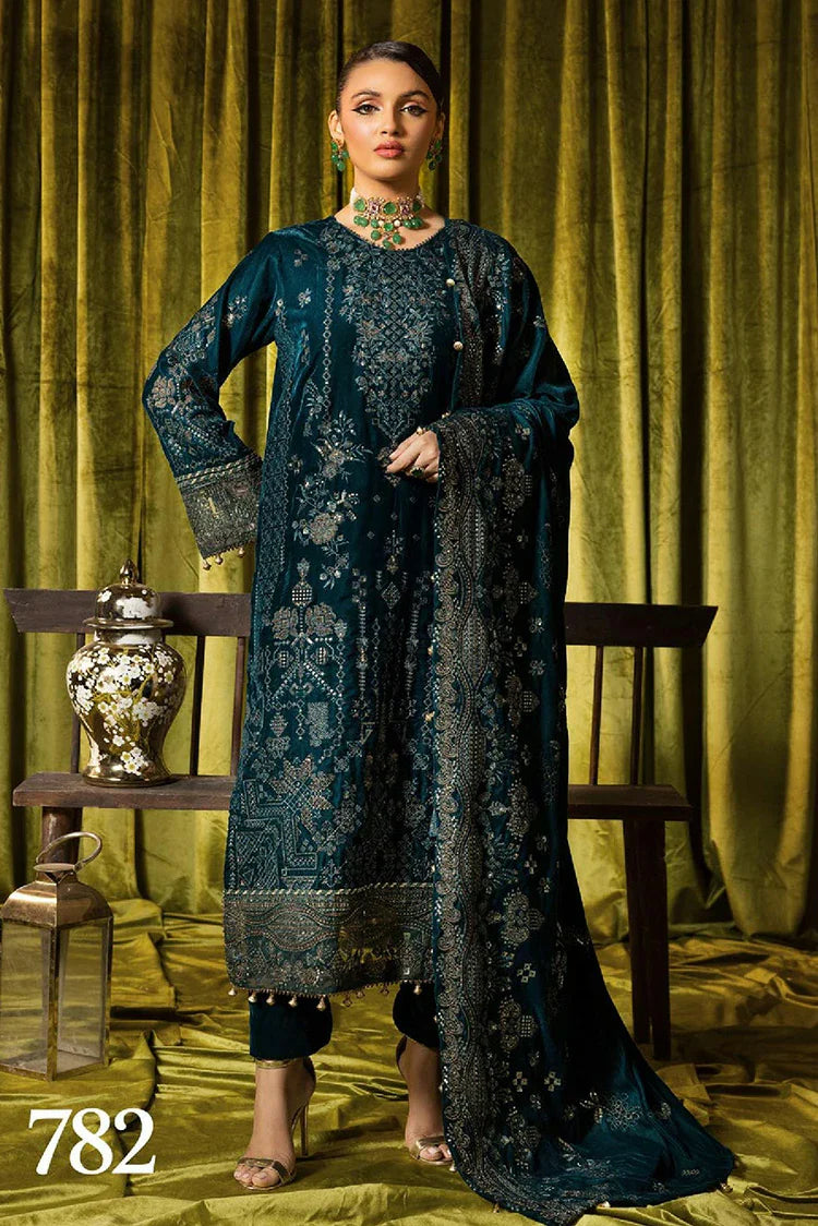 Picture of Shaista - Executive Velvet Collection - Design 782 - Unstitched - Available at Raja Sahib