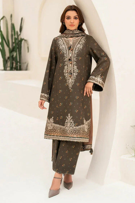 Picture of Jazmin - Winter Prints - EMBROIDERED PREMIUM VISCOSE UW-0095 - Unstitched - Available at Raja Sahib