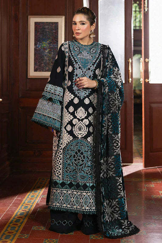 Picture of Maryam Hussain - Winter Luxury Shawl Collection - WS24-03 Evening - Unstitched - Available at Raja Sahib