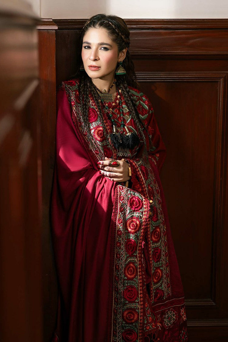 Picture of Maryam Hussain - Winter Luxury Shawl Collection - WS24-07 Fall - Unstitched - Available at Raja Sahib