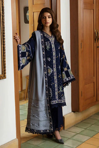 Picture of Republic Womenswear - Rosalee Winter Collection - D1 (Zira) - Unstitched - Available at Raja Sahib