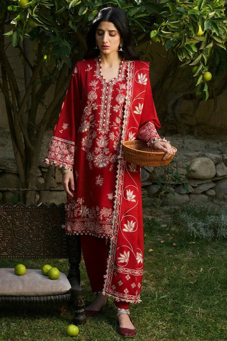 Picture of Zaha - Autumn Winter Collection - ZW24-02 DILARA - Unstitched - Available at Raja Sahib