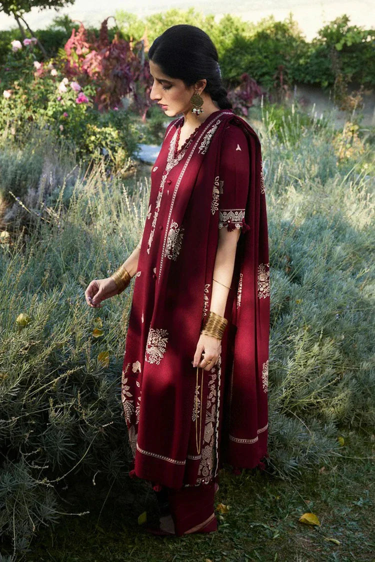 Picture of Zaha - Autumn Winter Collection - ZW24-04 ZARQAA - Unstitched - Available at Raja Sahib