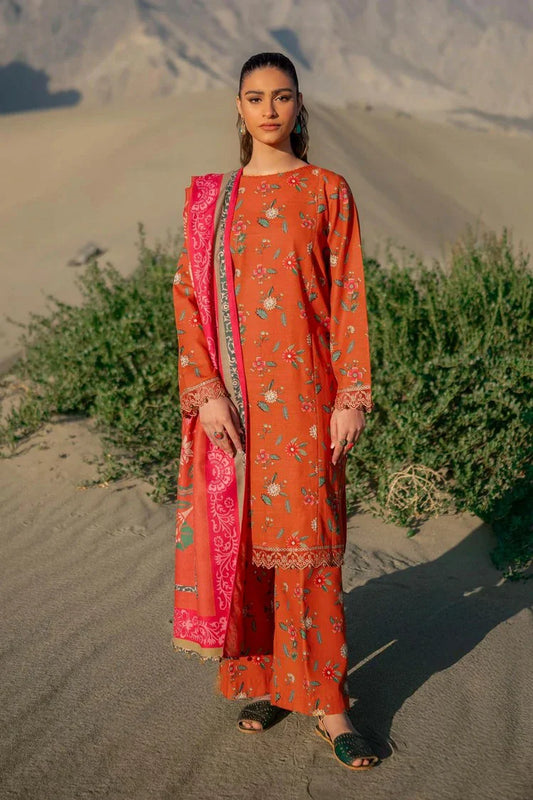 Picture of Maria B - M Basics Winter Edit - MB-USW24-505B - Unstitched - Available at Raja Sahib