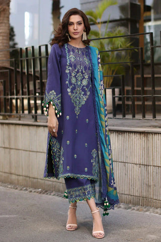 Picture of Charizma - Poshima Embroidered Leather Fall Winter Collection Vol 2 - PS4-09 - Unstitched - Available at Raja Sahib