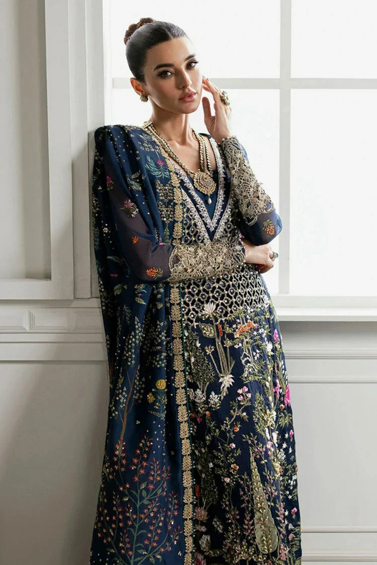 Picture of Crimson - A Beautiful Chaos Wedding Collection - CW24-02 Majestic Cypress - Unstitched - Available at Raja Sahib