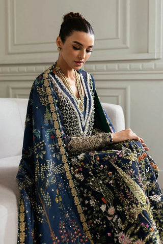 Picture of Crimson - A Beautiful Chaos Wedding Collection - CW24-02 Majestic Cypress - Unstitched - Available at Raja Sahib