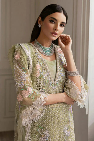 Picture of Crimson - A Beautiful Chaos Wedding Collection - CW24-03 Sparkle Cascade - Unstitched - Available at Raja Sahib