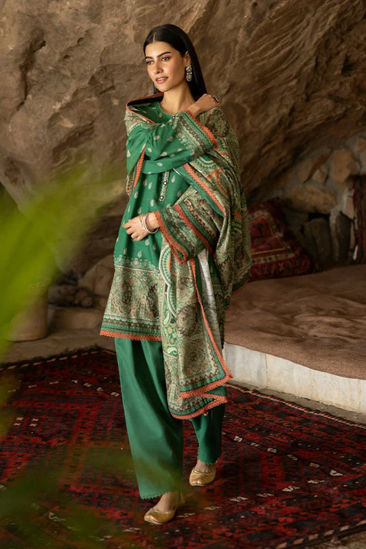 Picture of Asim Jofa - Winter Collection - AJUW-32 PRINTED KHADDAR 3 Pcs - Unstitched - Available at Raja Sahib