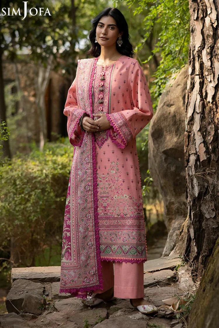 Picture of Asim Jofa - Winter Collection - AJUW-41 PRINTED KHADDAR 3 Pcs - Unstitched - Available at Raja Sahib