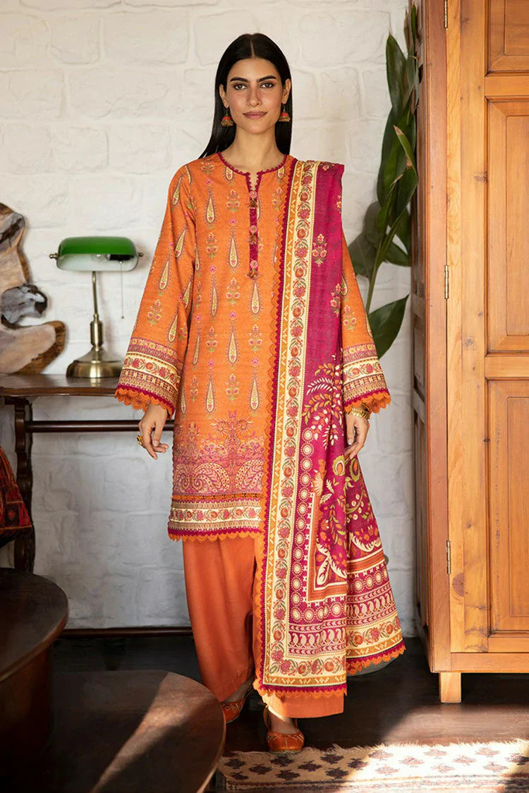 Picture of Asim Jofa - Winter Collection - AJUW-54 PRINTED KHADDAR 3 Pcs - Unstitched - Available at Raja Sahib