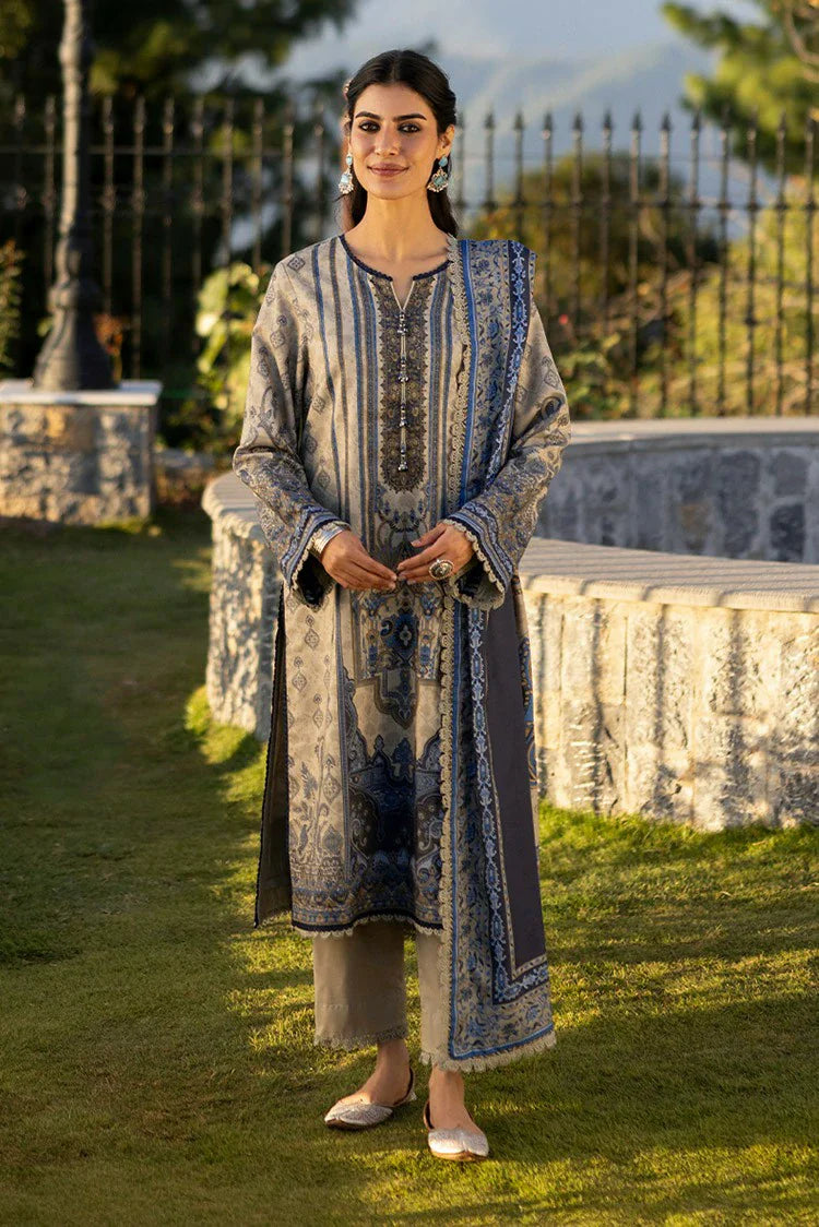 Picture of Asim Jofa - Winter Collection - AJUW-61 PRINTED VISCOSE 3 Pcs - Unstitched - Available at Raja Sahib