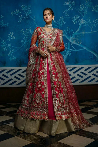 Picture of Mushq - Stardust Wedding Festive Collection - MWD-02 Red Carpet - Unstitched - Available at Raja Sahib