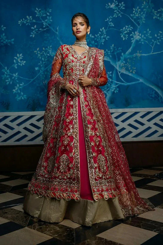 Mushq - Stardust Wedding Festive Collection - MWD-02 Red Carpet - Unstitched