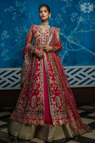 Mushq - Stardust Wedding Festive Collection - MWD-02 Red Carpet - Unstitched