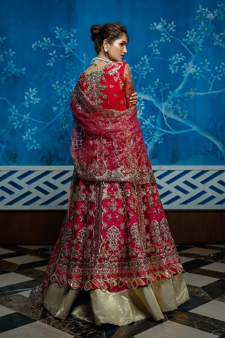 Picture of Mushq - Stardust Wedding Festive Collection - MWD-02 Red Carpet - Unstitched - Available at Raja Sahib