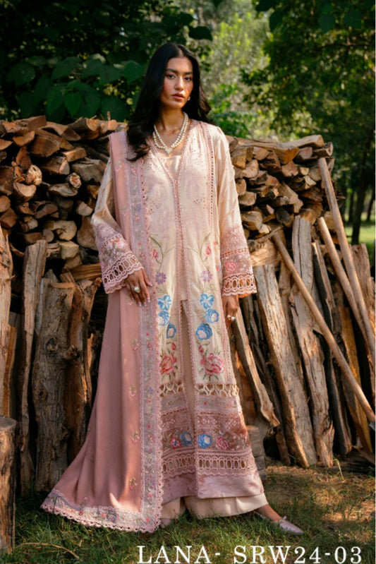 Saira Rizwan - Premium Winter Collection - SRW24-03 Lana - Unstitched