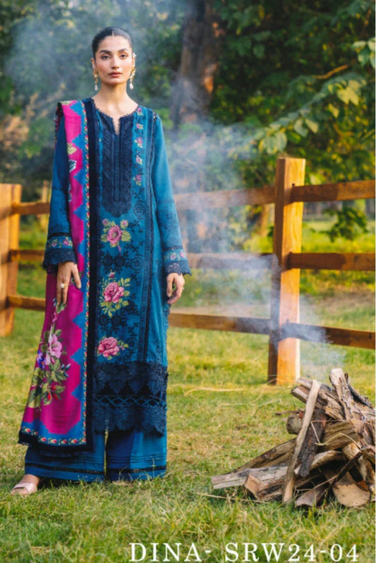 Saira Rizwan - Premium Winter Collection - SRW24-04 Dina - Unstitched