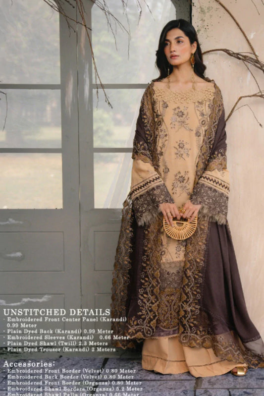 Saira Rizwan - Premium Winter Collection - SRW24-07 Neria - Unstitched