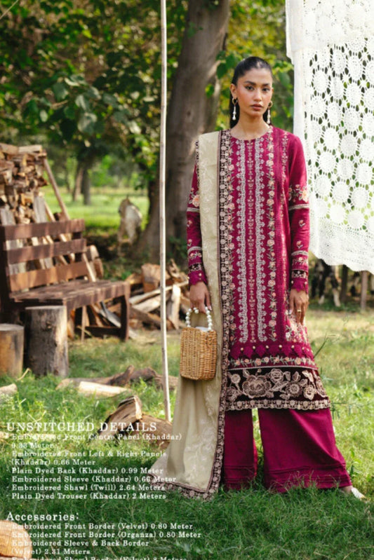 Saira Rizwan - Premium Winter Collection - SRW24-09 Sansa - Unstitched