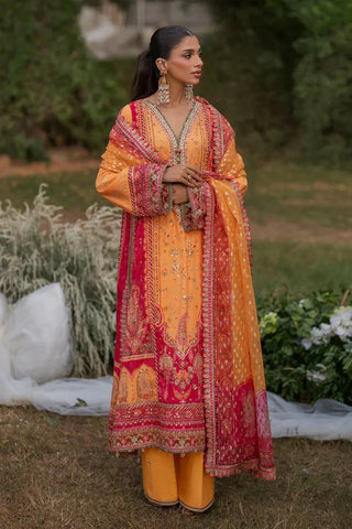 Picture of Qalamkar - Luxe Silk Winter Collection - UA-05 FIORE - Unstitched - Available at Raja Sahib